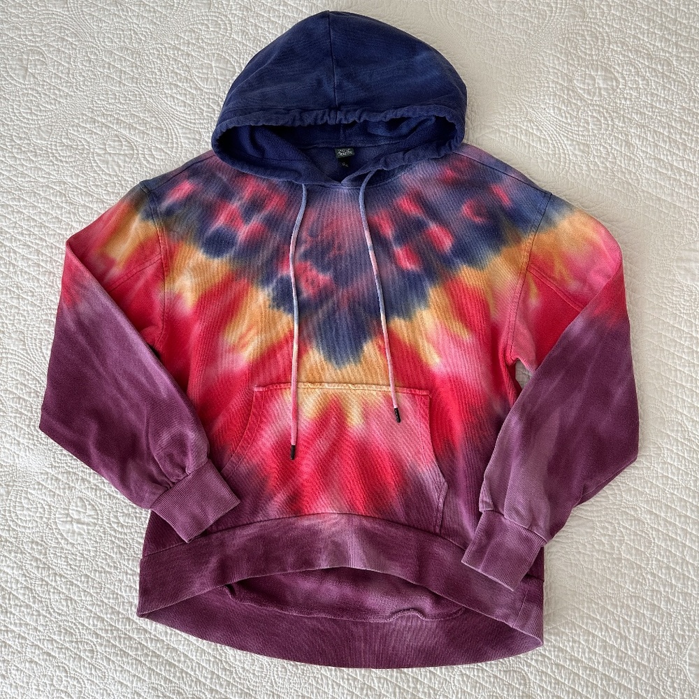 Target Wild Fable Tie Dye Hoodie Sweatshirt Pullover Small
